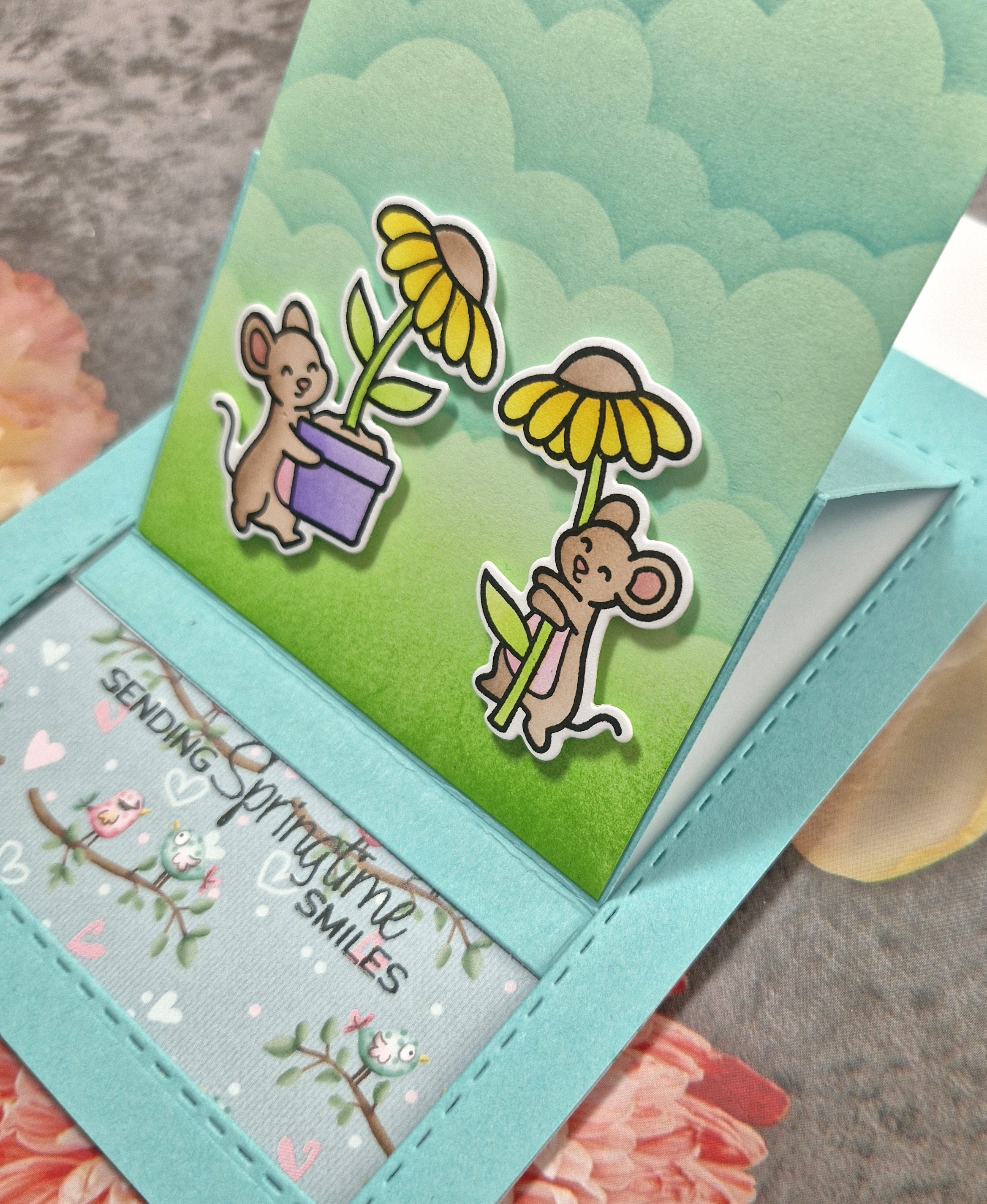 Card Making Sayings Spring Sending Springtime Smiles – loopyloocards